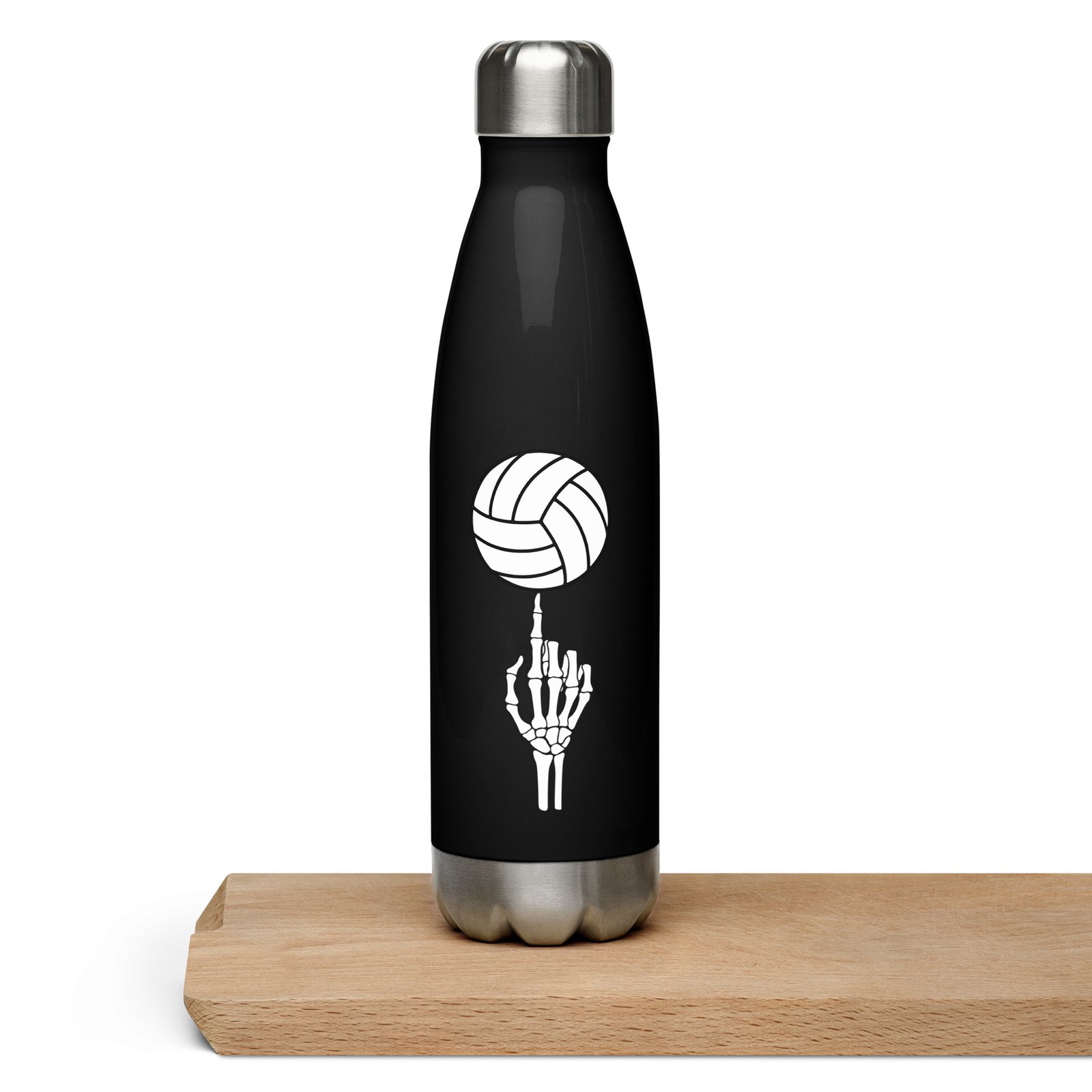 stainless steel water bottle black 17 oz front 6a78a09f4719a.jpg stainless steel water bottle black 17 oz front 6a78a09f4719a.jpg