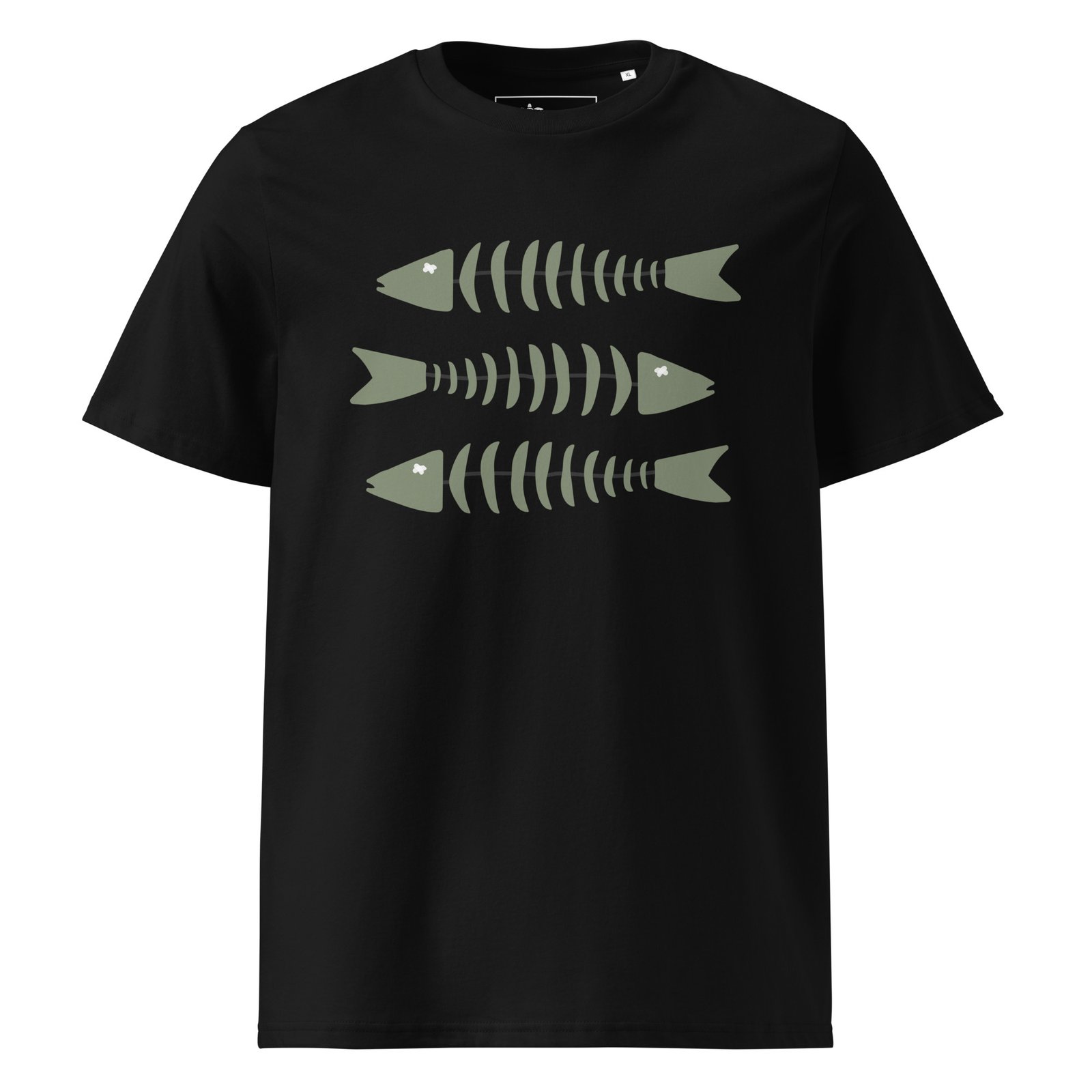 t-shirt coton bio 3 bars noir Olioky t-shirt creator 2.0 3 bars noir Olioky devant jpg